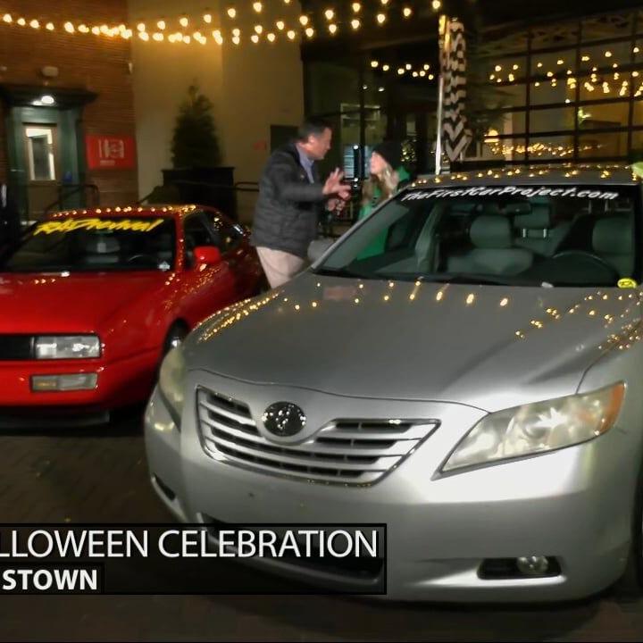 Keith Kaiser learns about Paristown's RADREVIVAL Automotive Lifestyle Festival